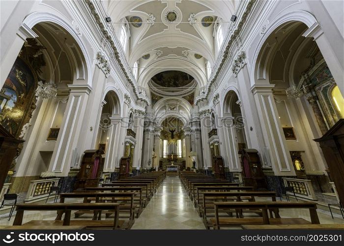 Osimo, Ancona province, Marche, Italy: San Giuseppe da Copertino, basilica interior