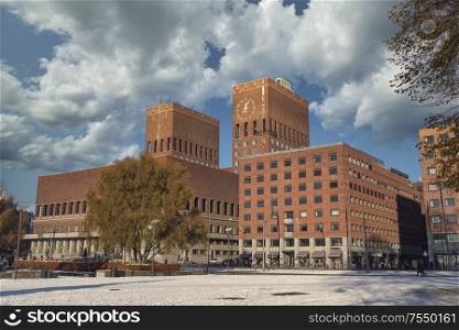 Oslo City Hall is the capital of Norway. Northern Europe