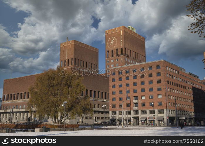 Oslo City Hall is the capital of Norway. Northern Europe