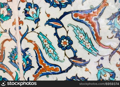 Ottoman ancient Handmade Turkish Tiles. Ottoman ancient Handmade Turkish Tiles with floral patterns