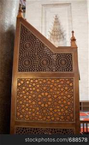 Ottoman art in geometric patterns on wood