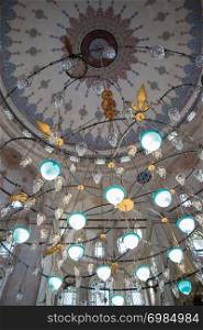 Ottoman style ceiling lamps for interior decoration