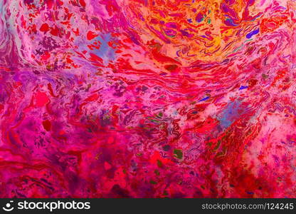 Ottoman Turkish marbling art patterns as abstract colorful background