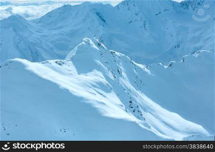 Otztal Alps winter landscape (Austria)