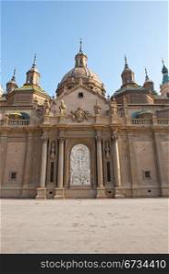 Our Lady Of The Pillar Basilica in Zaragoza, Spain