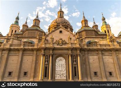 Our Lady of the Pillar Basilica Zaragoza, Spain