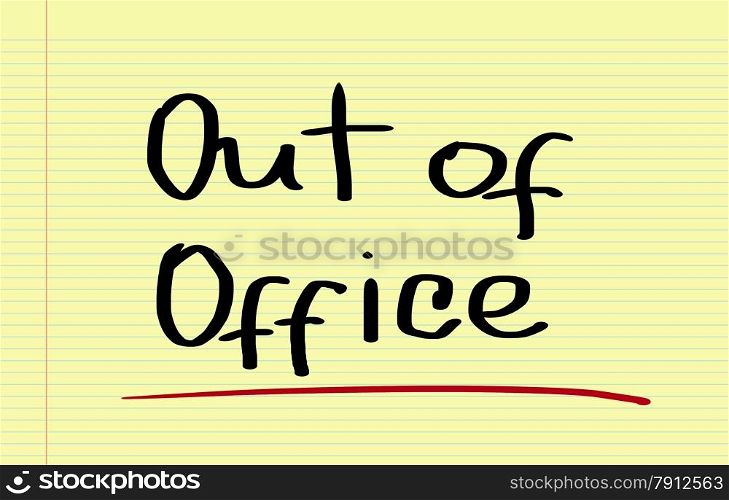 Out Of Office Concept
