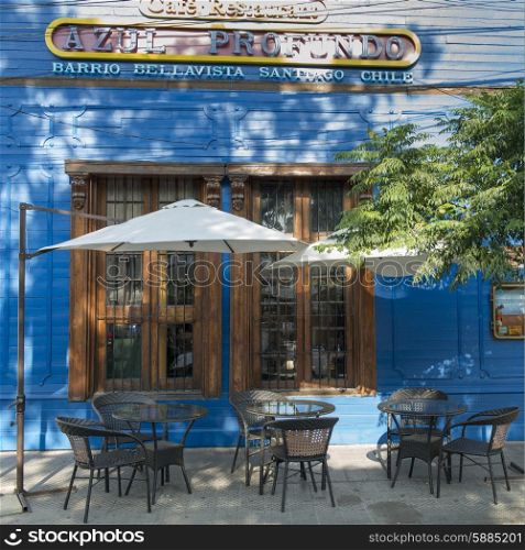 Outdoor cafe, Santiago, Santiago Metropolitan Region, Chile