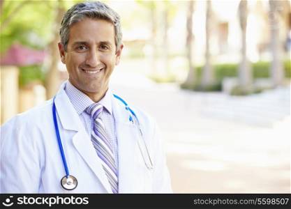 Outdoor Portrait Male Doctor