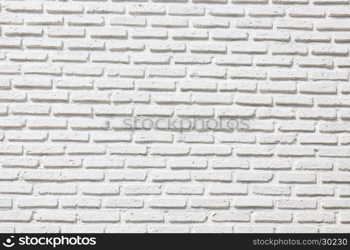 Outdoor white brick wall texture, stock photo