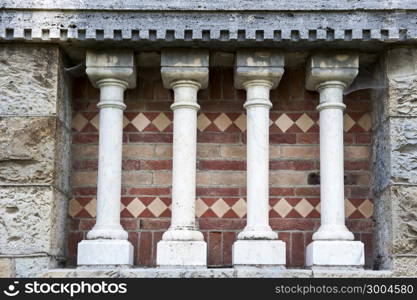 outer details of the Tercesi Castle