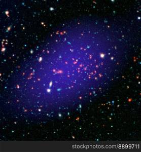 Outer Space Purple Galaxy Stars Universe Cosmic Background