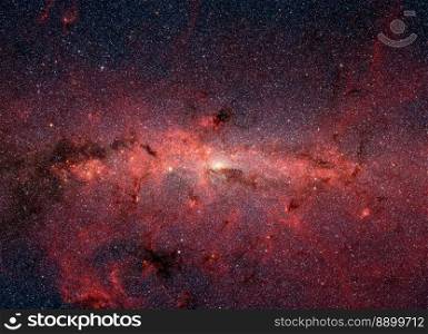 Outer Space Red Galaxy Stars Universe Cosmic Background