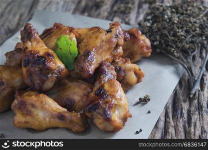 Oven roasted chicken wings