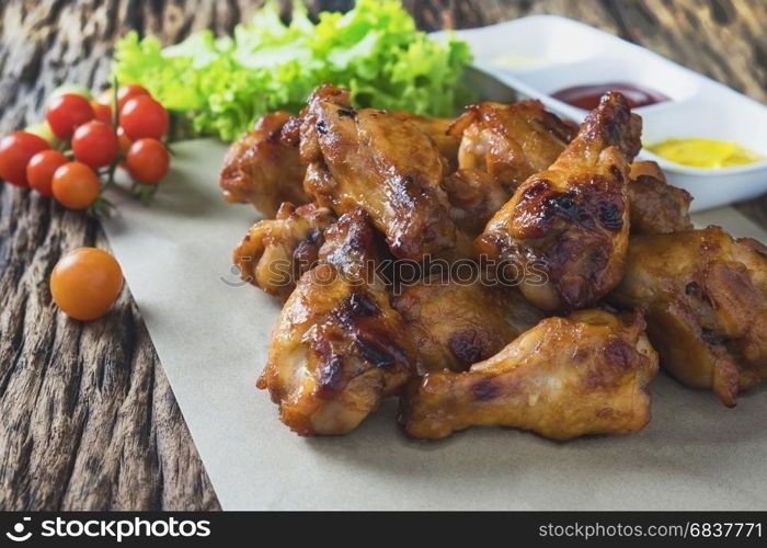 Oven roasted chicken wings