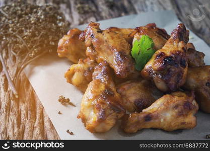 Oven roasted chicken wings