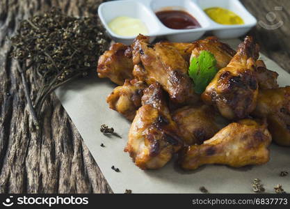 Oven roasted chicken wings