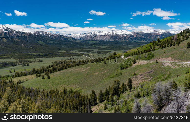 Overlook on the Sawtooth Scenic Byway, Idaho