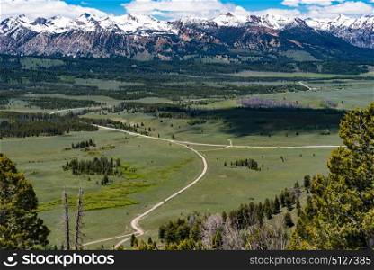 Overlook on the Sawtooth Scenic Byway, Idaho