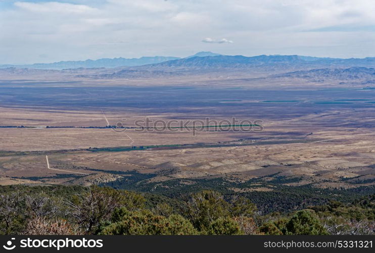 Overlooking the Mojave Desert in Nevada