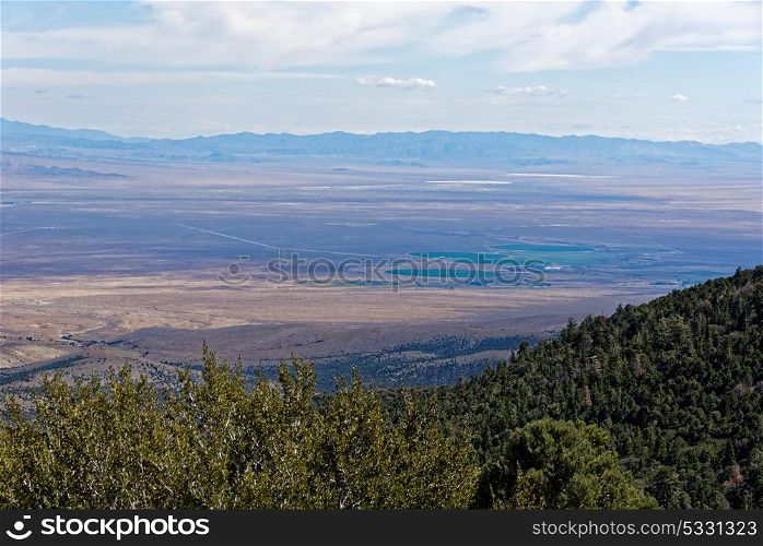 Overlooking the Mojave Desert in Nevada