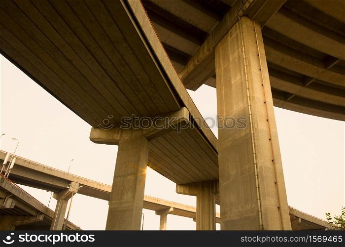 Overpass in Shanghai, China, Asia