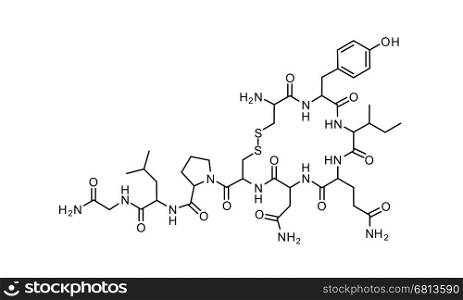 oxytocin chemical formula science symbol elements reaction