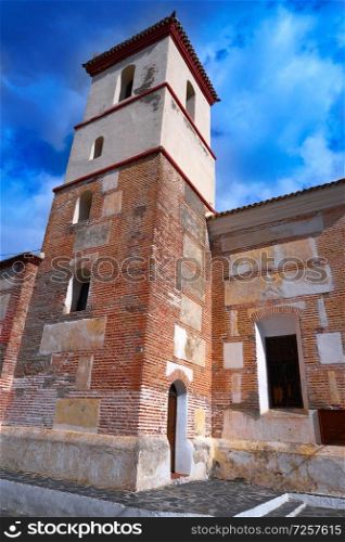 P&aneira church at Alpujarras of Granada in Andalusia Spain