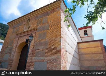 P&aneira church at Alpujarras of Granada in Andalusia Spain
