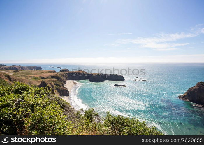 Pacific Coast in California, USA