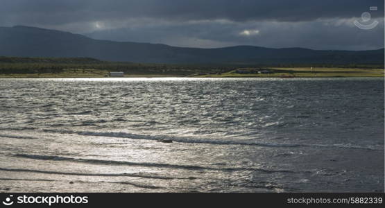 Pacific ocean, Puerto Natales, Patagonia, Chile