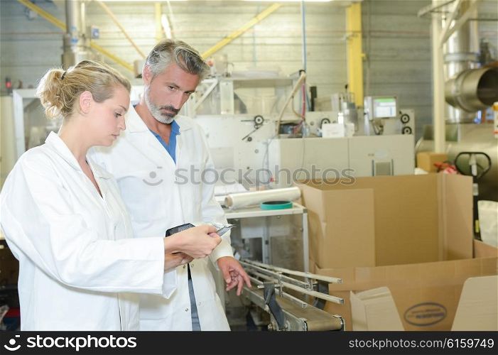 packaging workers