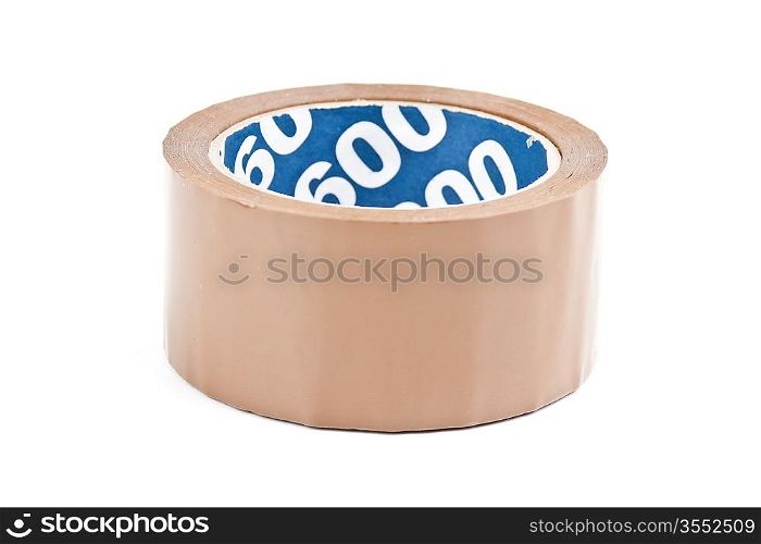 packing tape isolated on white background