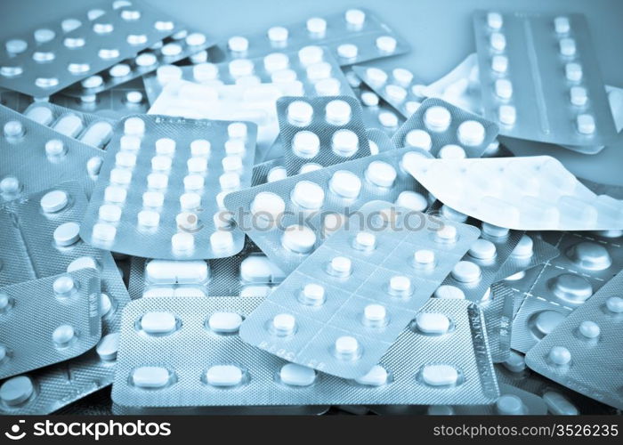 Packs of pills.