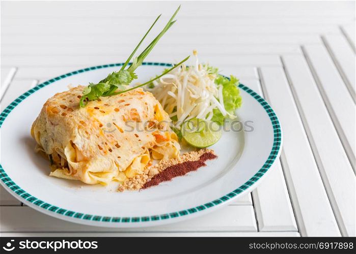 Pad Thai - Stir fried rice noodles - thai cuisine