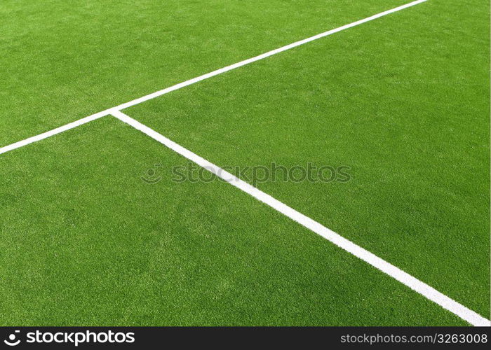 paddle tennis green grass field texture white lines