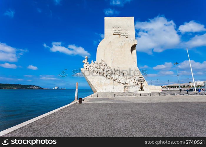 Padrao dos Descobrimentos (Monument to the Discoveries) is a monument on bank of the Tagus River in Lisbon, Portugal