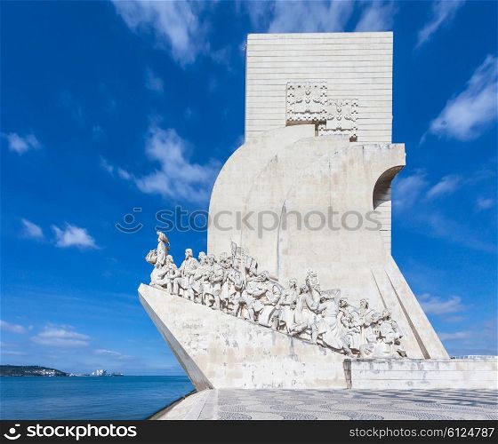 Padrao dos Descobrimentos (Monument to the Discoveries) is a monument on bank of the Tagus River in Lisbon, Portugal