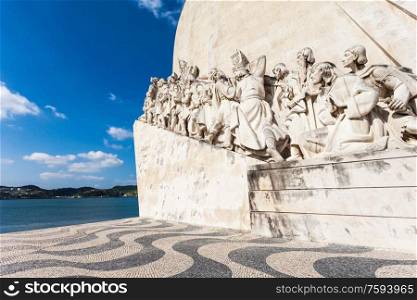 Padrao dos Descobrimentos (Monument to the Discoveries) is a monument on bank of the Tagus River in Lisbon, Portugal