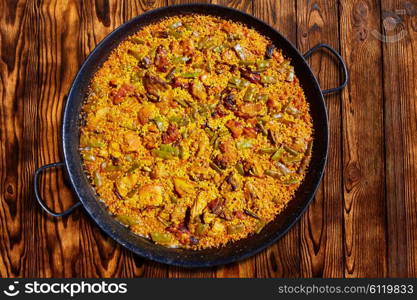 Paella from Spain rice recipe from Mediterranean