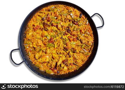 Paella from Spain rice recipe from Mediterranean