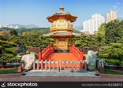 Pagoda at Nan Lian Garden, Chi Lin Nunnery, Hong Kong