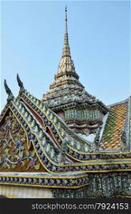 Pagoda in the Grand Palace in Bangkok, Thailand