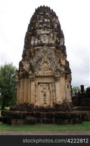 Pagoda in wat Phra Phai Luang in old Sukhotai, Thailand