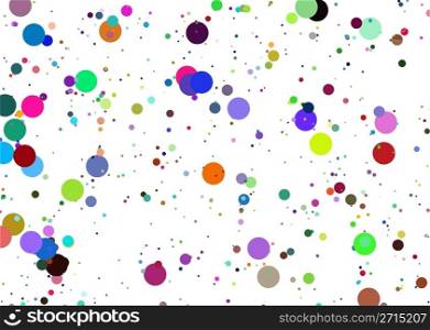Paint. Colourful background with paint colour stains over white