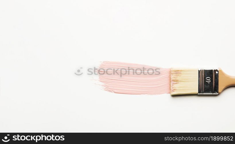 paintbrush making strokes with paint. Resolution and high quality beautiful photo. paintbrush making strokes with paint. High quality beautiful photo concept