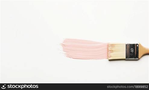 paintbrush making strokes with paint. Resolution and high quality beautiful photo. paintbrush making strokes with paint. High quality beautiful photo concept