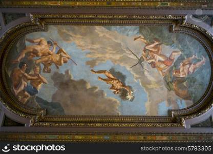 Painted Ceiling inside the New York Public Library, Midtown, Manhattan, New York City, New York State, USA