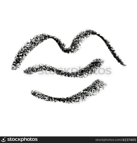 Painted Lips Symbol Outline.