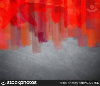 Painted wall. Abstract background image with colorful painting at wall